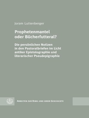 cover image of Prophetenmantel oder Bücherfutteral?